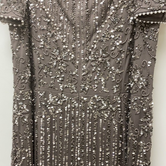 Adrianna Papell plus size off shoulder gown - Picture 13 of 13